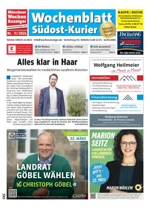 Wochenblatt - Südost-Kurier C Cover